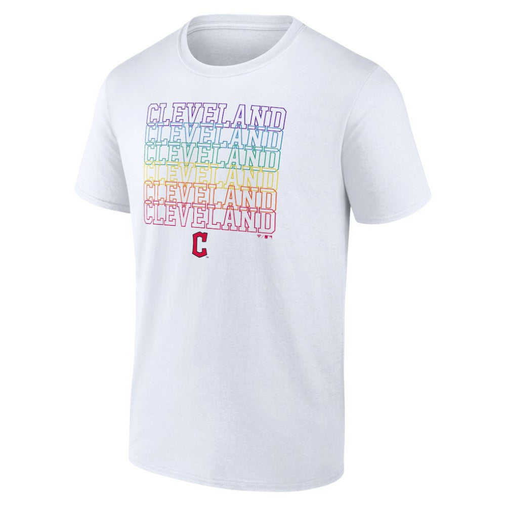 White Cleveland Guardians City Pride T-Shirt