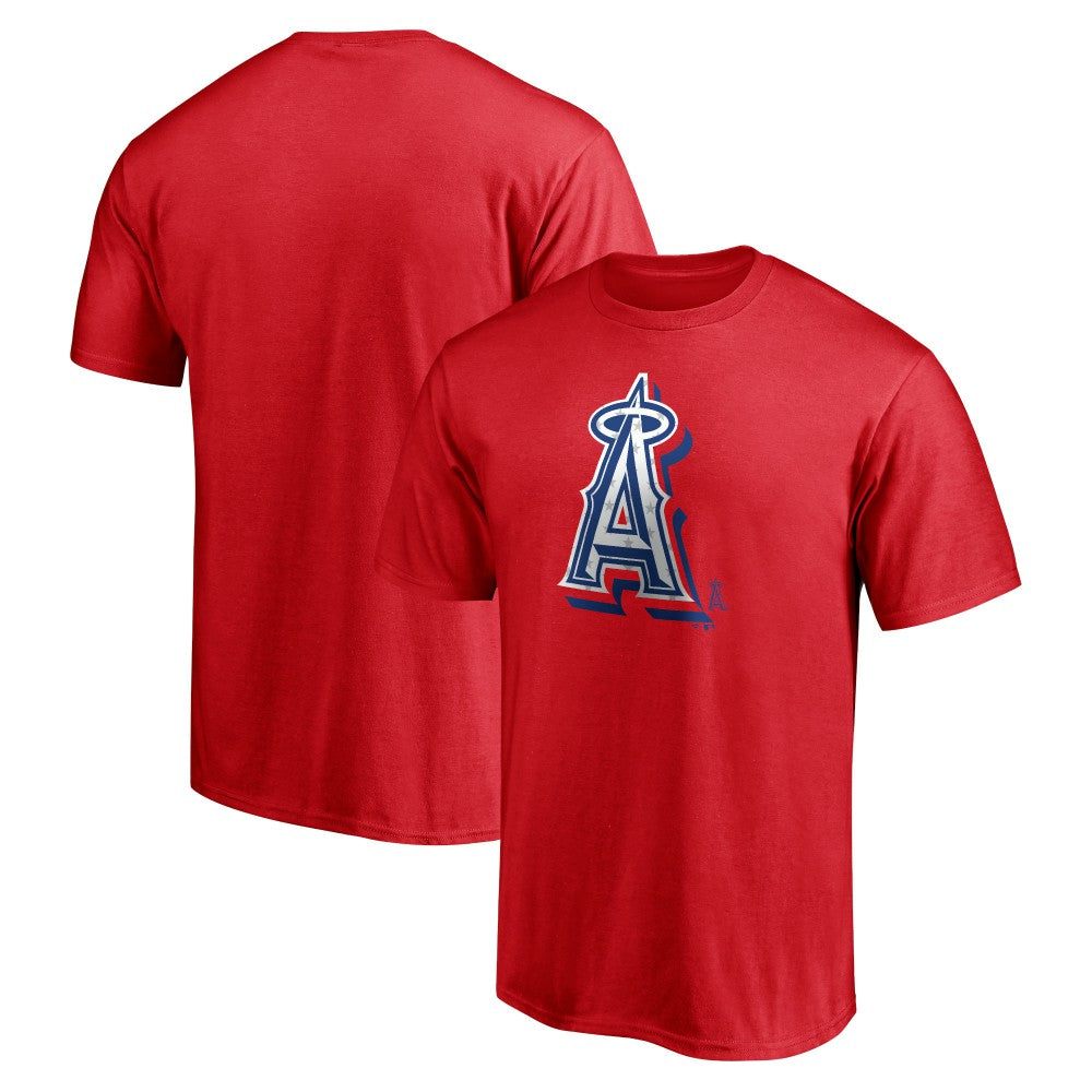 Red Los Angeles Angels Red White and Team T-Shirt
