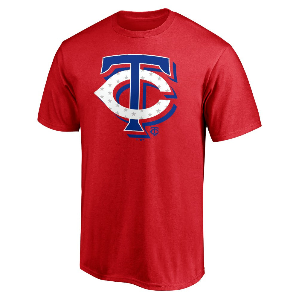 Red Minnesota Twins Red White and Team T-Shirt