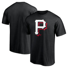 Black Pittsburgh Pirates Red White and Team T-Shirt