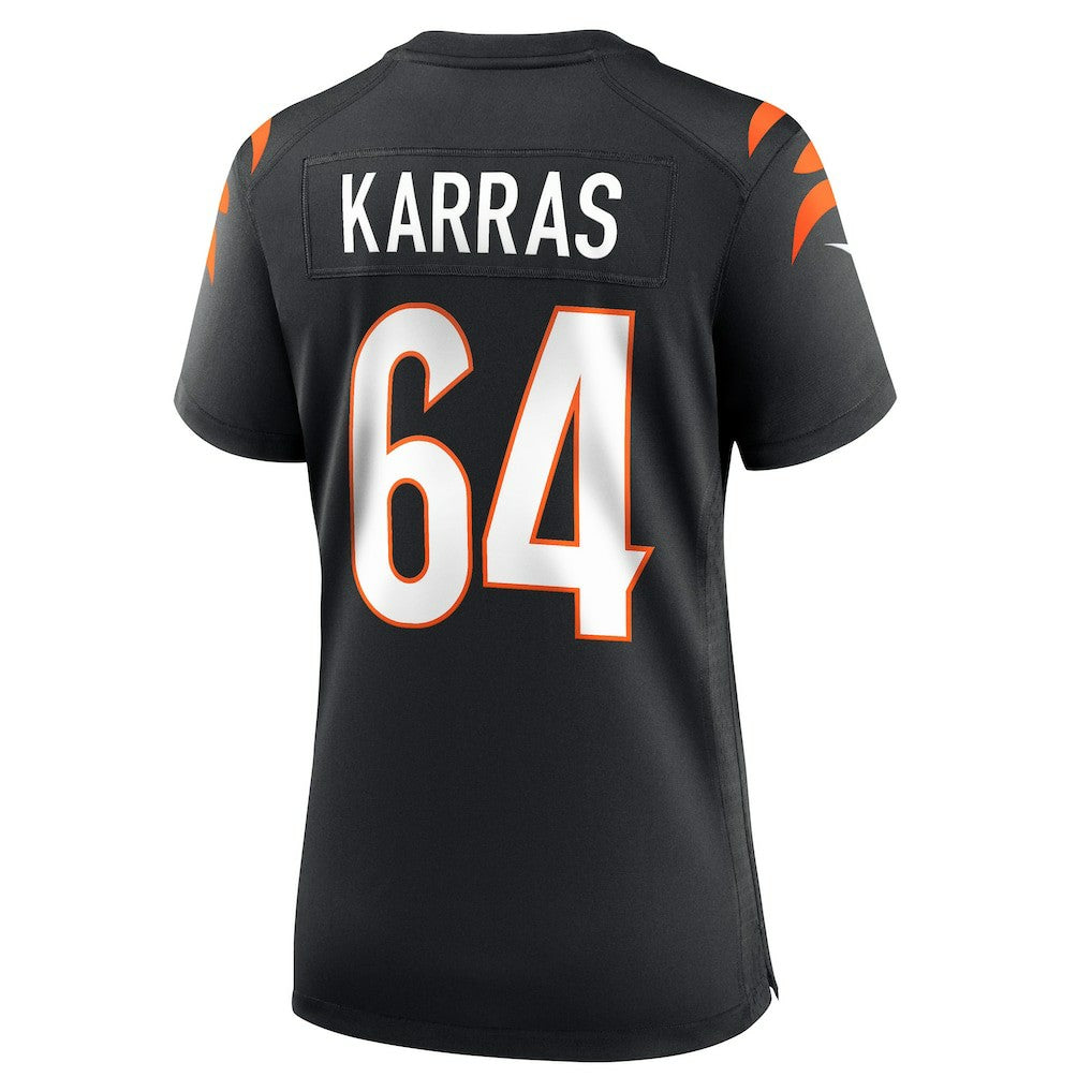 Ted Karras  Women's Game Player Jersey - Cincinnati Bengals Jerseys