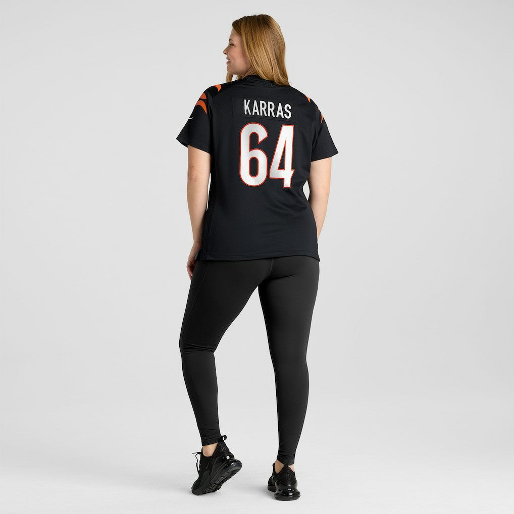 Ted Karras  Women's Game Player Jersey - Cincinnati Bengals Jerseys