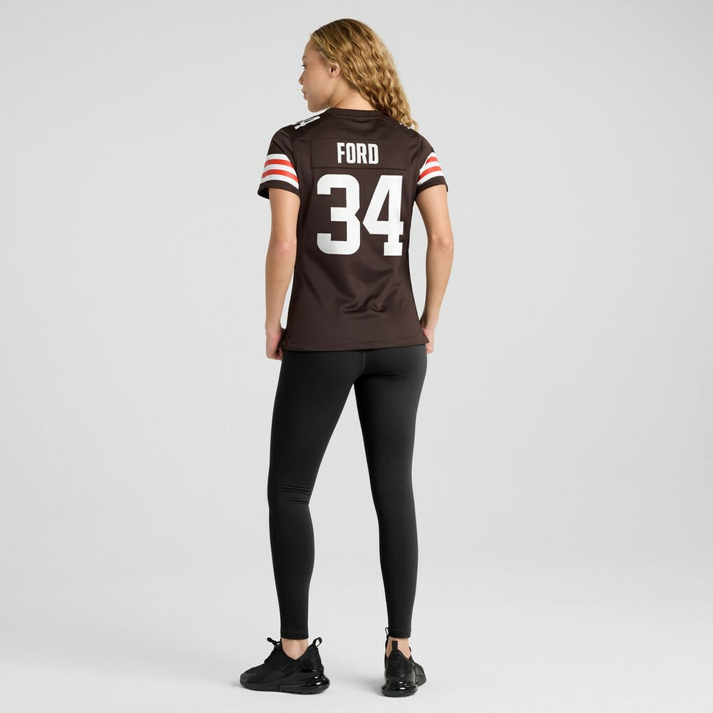 Jerome Ford  Women's Game Player Jersey - Cleveland Browns Jerseys