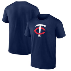 Navy Minnesota Twins Fanatics Logo T-Shirt