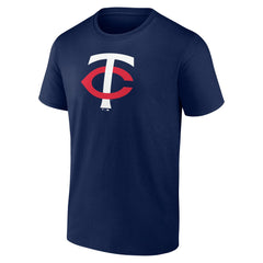 Navy Minnesota Twins Fanatics Logo T-Shirt