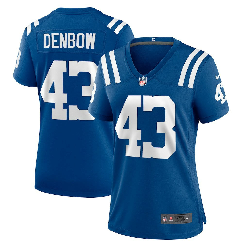 Trevor Denbow  Women's Game Player Jersey - Indianapolis Colts Jerseys