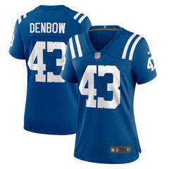 Trevor Denbow  Women's Game Player Jersey - Indianapolis Colts Jerseys