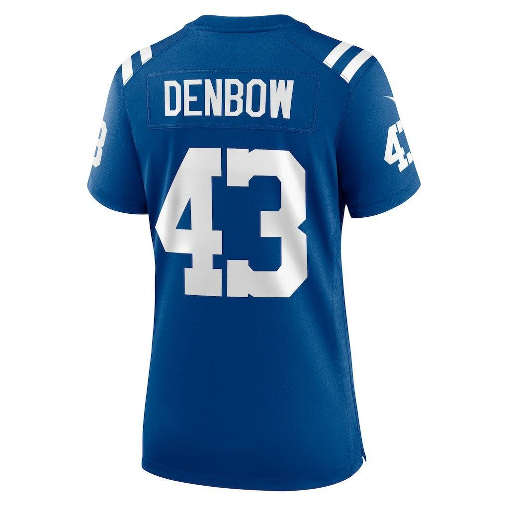 Trevor Denbow  Women's Game Player Jersey - Indianapolis Colts Jerseys
