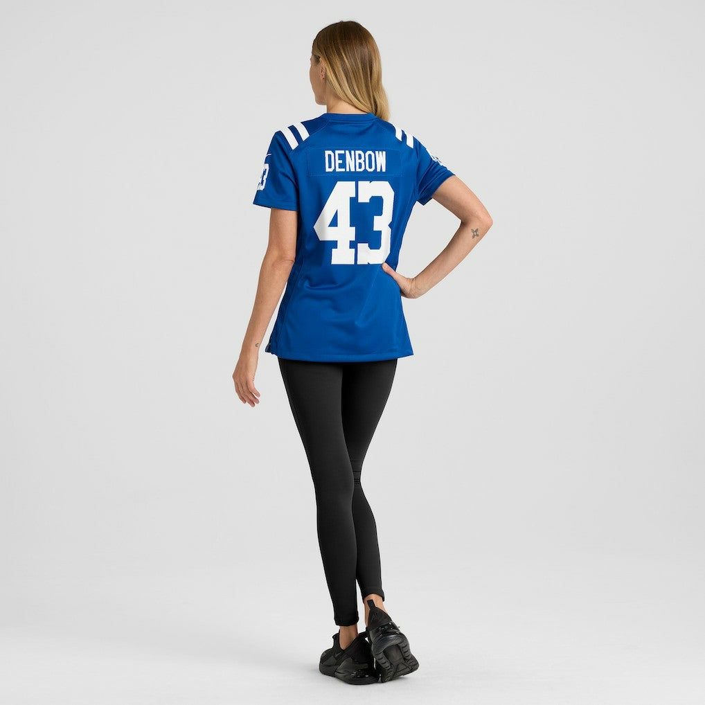 Trevor Denbow  Women's Game Player Jersey - Indianapolis Colts Jerseys