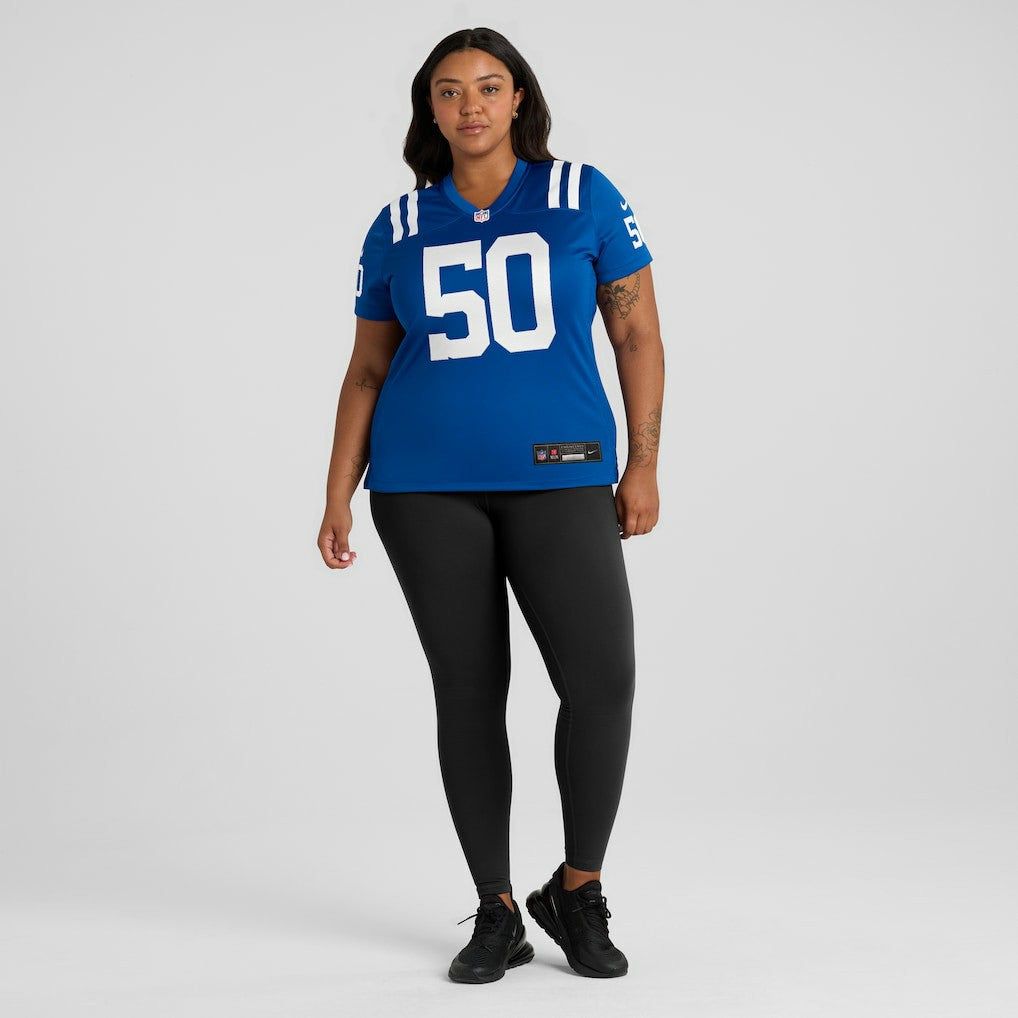 Segun Olubi  Women's Game Player Jersey - Indianapolis Colts Jerseys