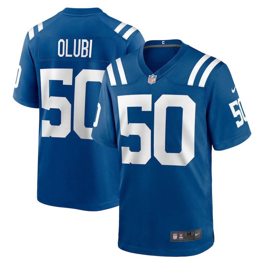 Segun Olubi  Game Player Jersey - Indianapolis Colts Jerseys