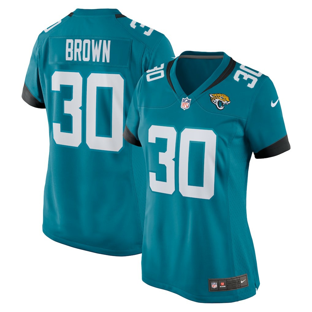 Montaric Brown  Women's Game Player Jersey - Jacksonville Jaguars Jerseys