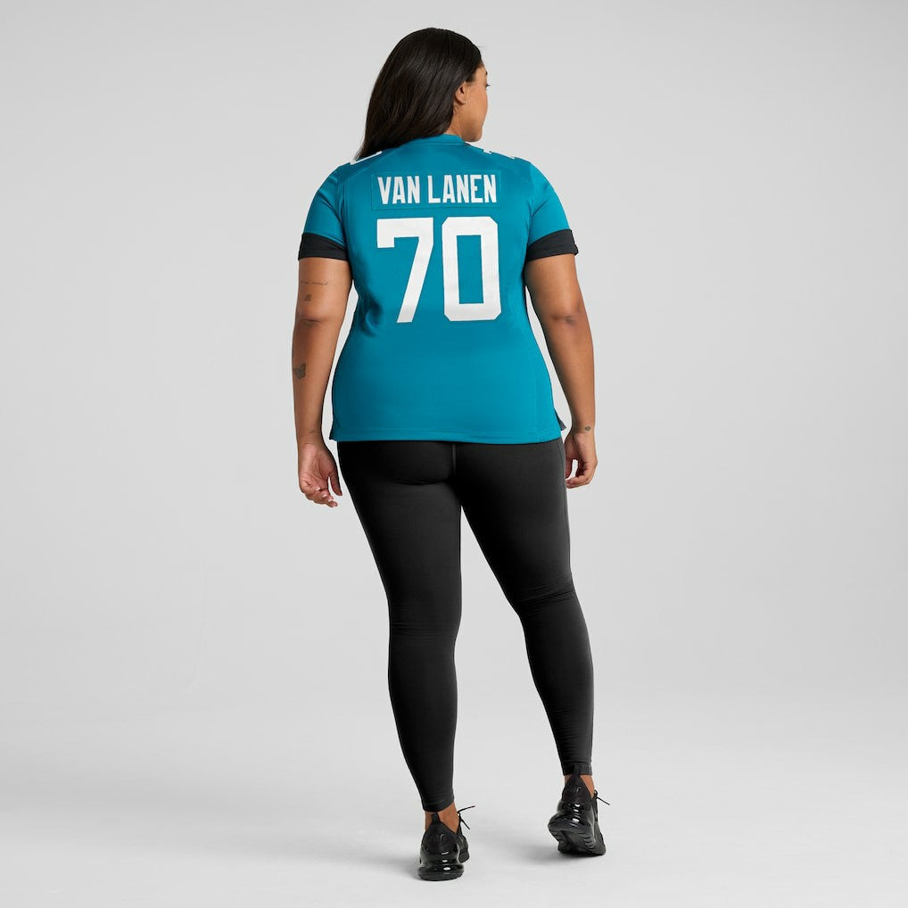 Cole Van Lanen  Women's Game Player Jersey - Jacksonville Jaguars Jerseys