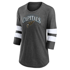 NHL Washington Capitals Fanatics Women's Special Edition 2.0 Barn Burner 3/4 Sleeve T-Shirt