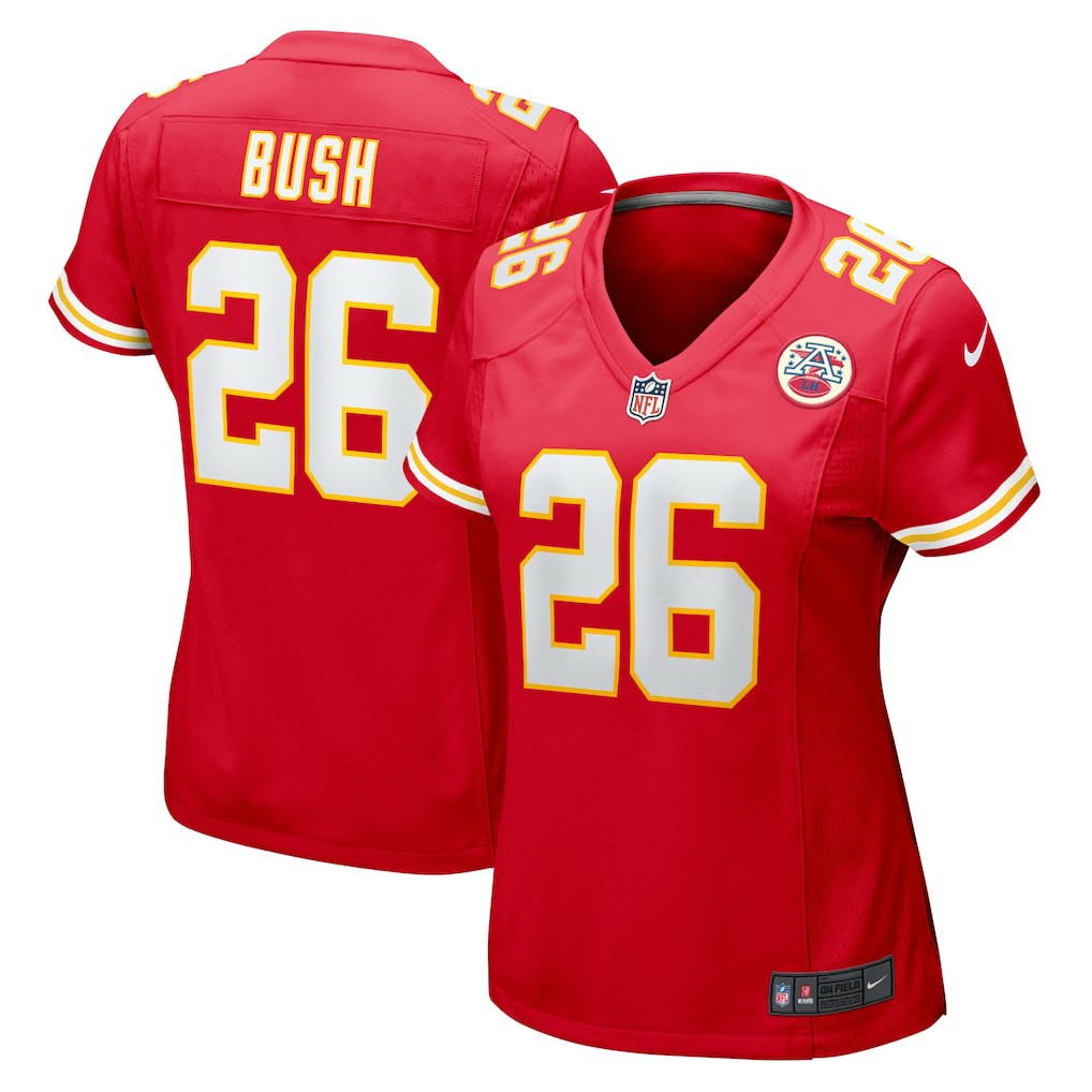 Deon Bush  Women's Game Player Jersey - Kansas City Chiefs Jerseys