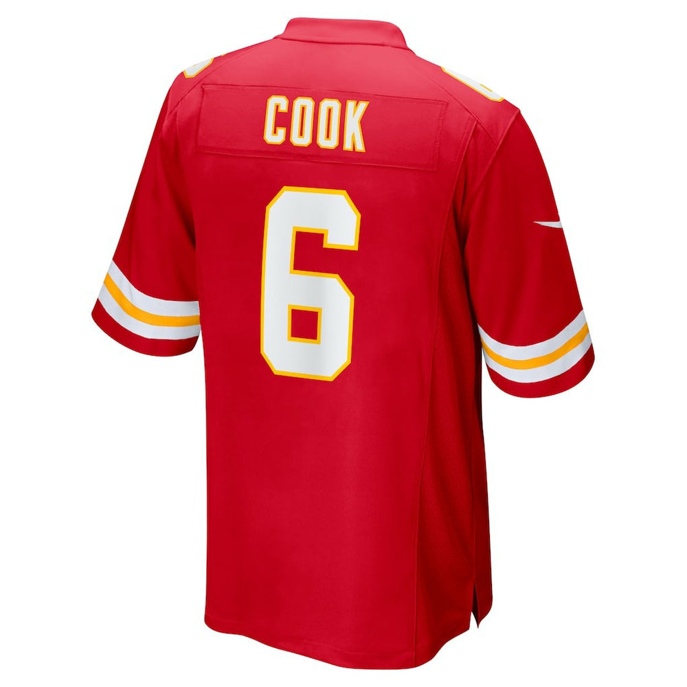 Bryan Cook  Game Player Jersey - Kansas City Chiefs Jerseys