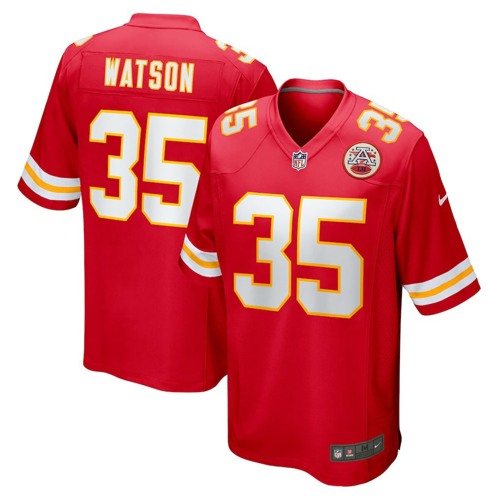 Jaylen Watson  Game Player Jersey - Kansas City Chiefs Jerseys