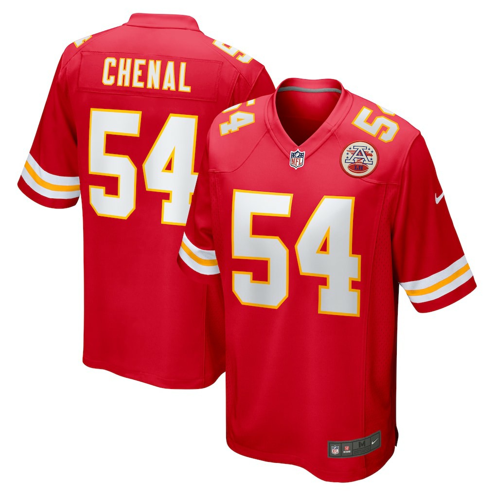 Leo Chenal  Game Player Jersey - Kansas City Chiefs Jerseys