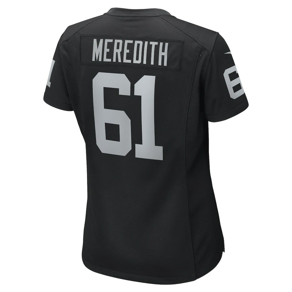 Jordan Meredith  Women's Game Player Jersey - Las Vegas Raiders Jerseys