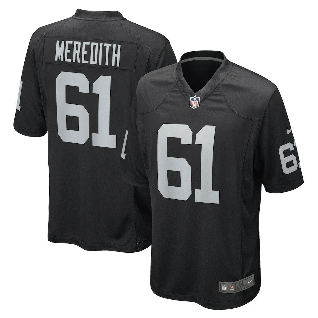 Jordan Meredith  Game Player Jersey - Las Vegas Raiders Jerseys