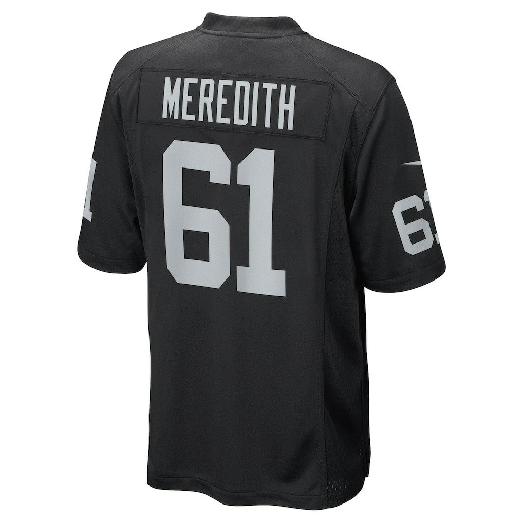 Jordan Meredith  Game Player Jersey - Las Vegas Raiders Jerseys