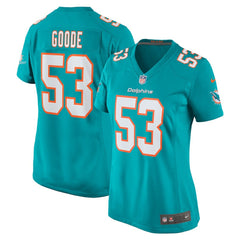 Cameron Goode  Women's Game Player Jersey - Miami Dolphins Jerseys