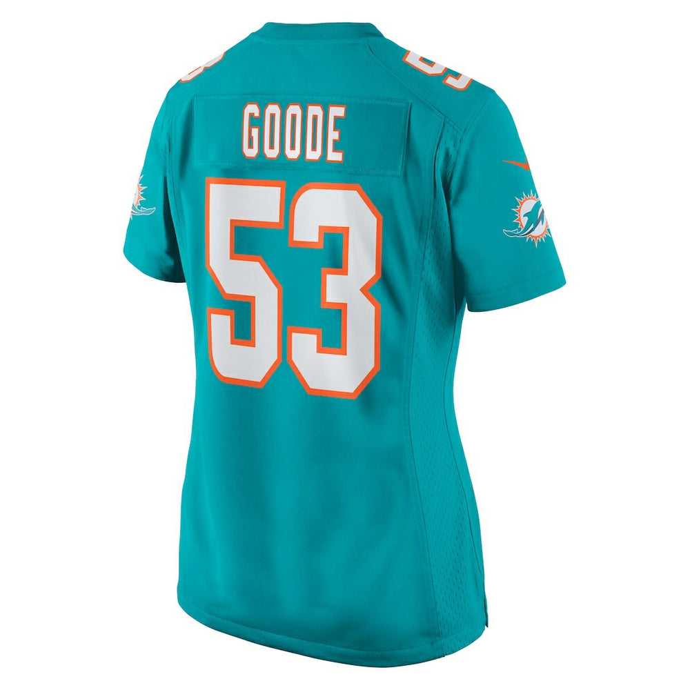 Cameron Goode  Women's Game Player Jersey - Miami Dolphins Jerseys