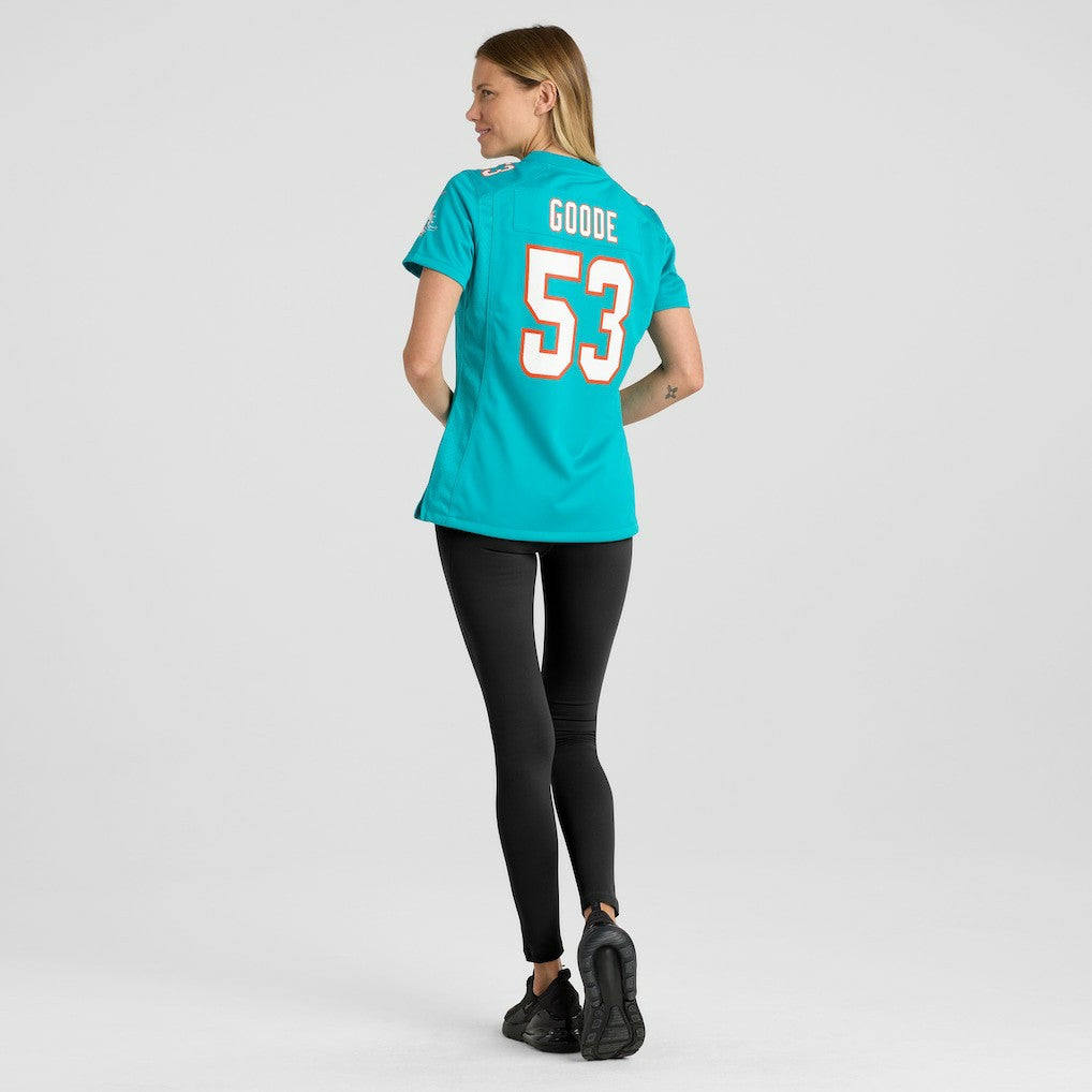 Cameron Goode  Women's Game Player Jersey - Miami Dolphins Jerseys