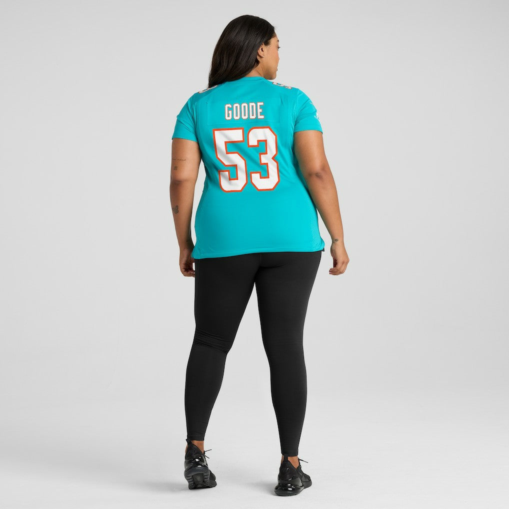 Cameron Goode  Women's Game Player Jersey - Miami Dolphins Jerseys