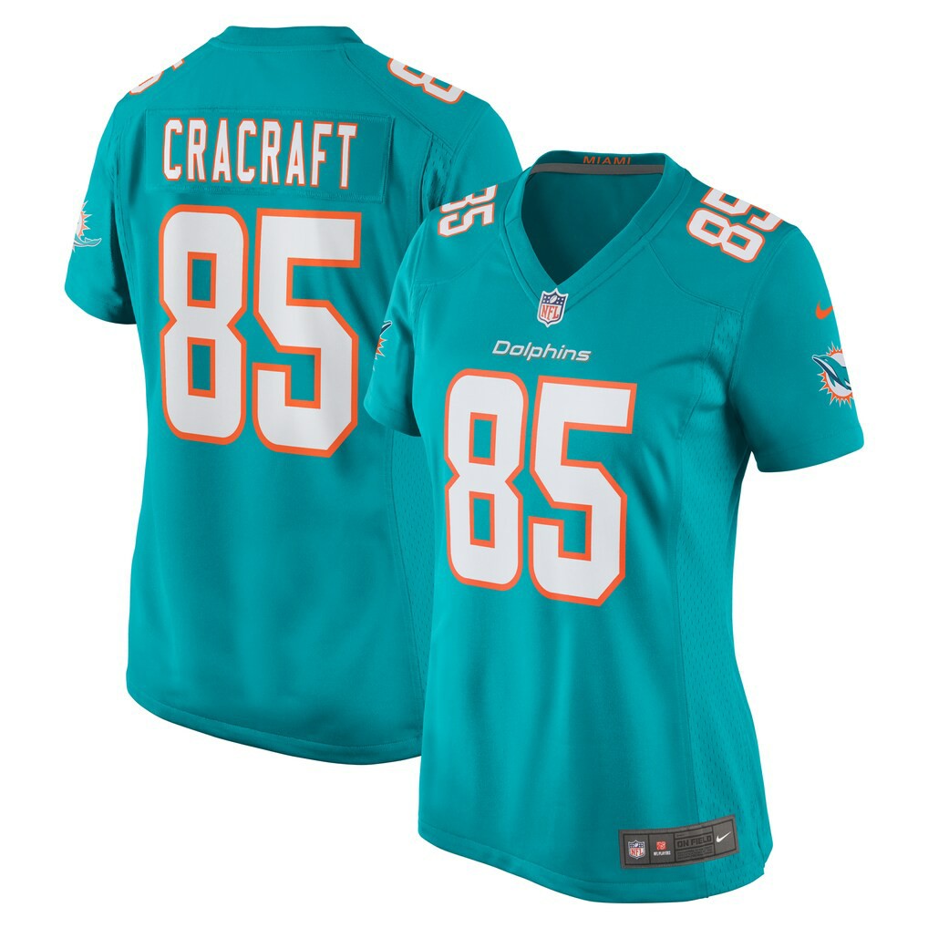 River Cracraft  Women's Game Player Jersey - Miami Dolphins Jerseys