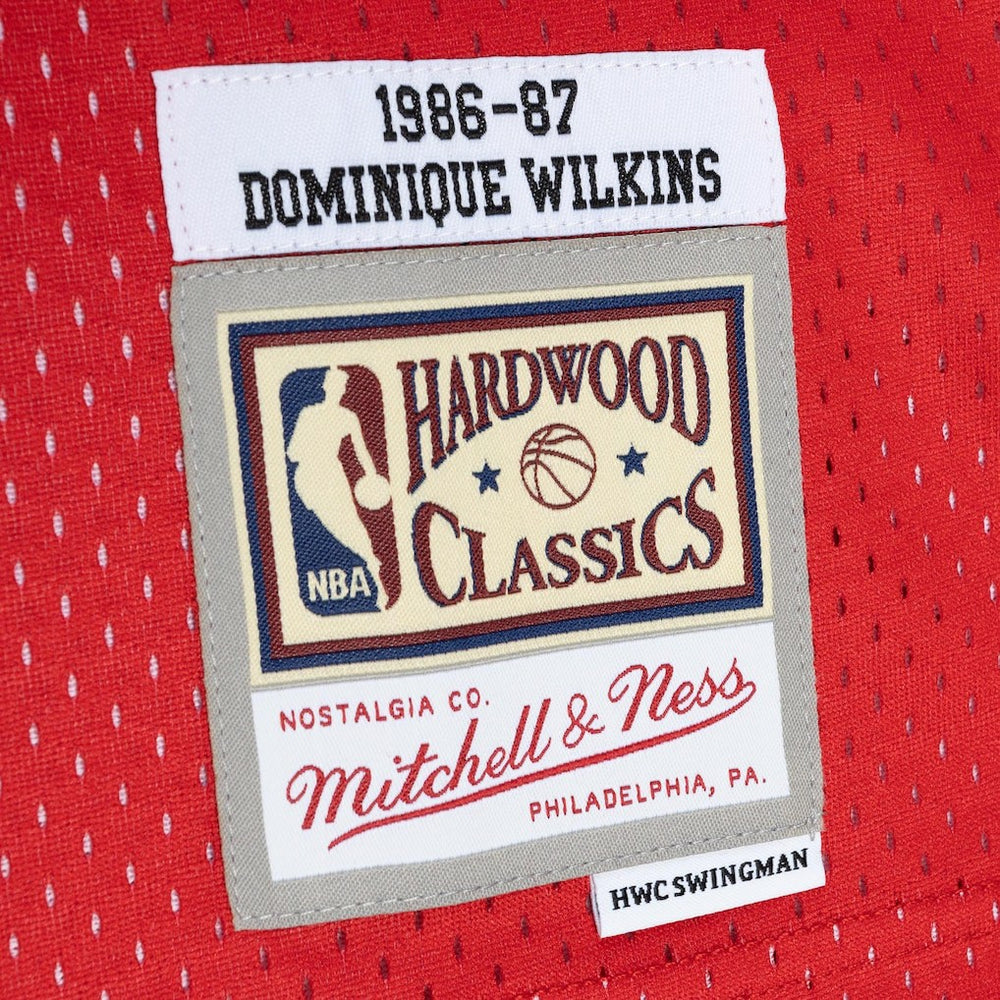Mitchell & Ness Dominique Wilkins Atlanta Hawks Hardwood Classics 1986/87 Split Swingman Jersey