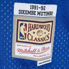 Mitchell & Ness Dikembe Mutombo Denver Nuggets Hardwood Classics 1991/92 Split Swingman Jersey sale