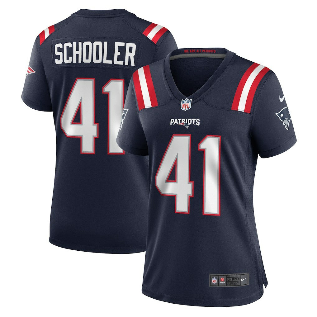 Brenden Schooler  Women's Game Jersey - New England Patriots Jerseys