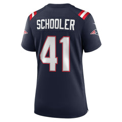 Brenden Schooler  Women's Game Jersey - New England Patriots Jerseys