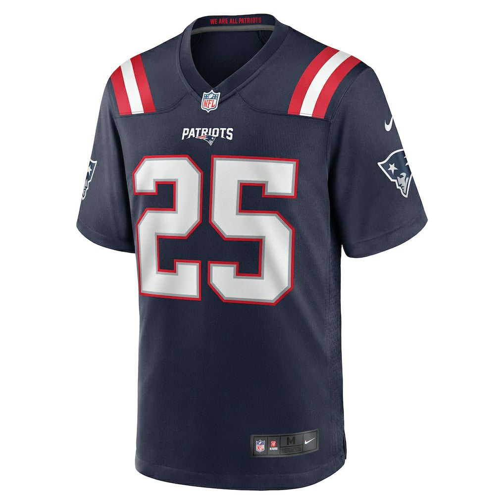 Marcus Jones  Game Player Jersey - New England Patriots Jerseys