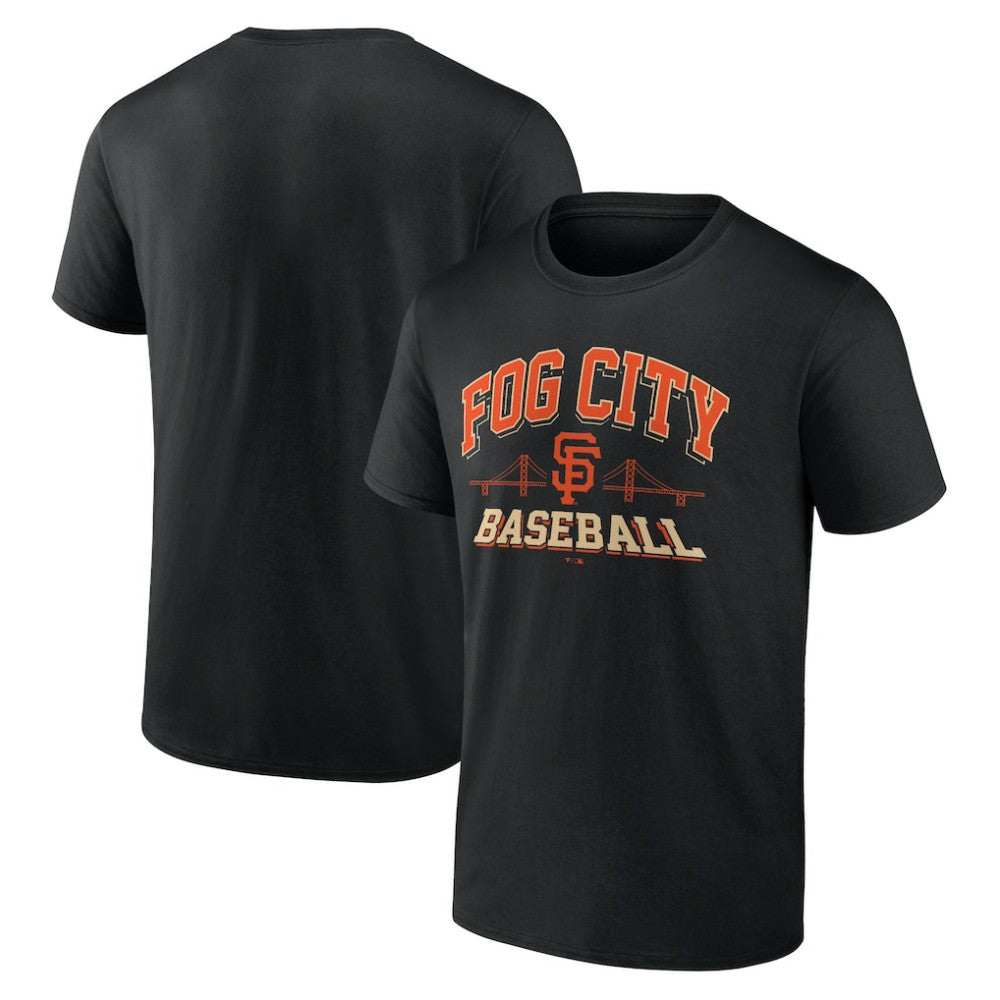 Black San Francisco Giants Fog City Baseball T-Shirt
