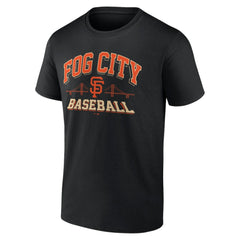 Black San Francisco Giants Fog City Baseball T-Shirt