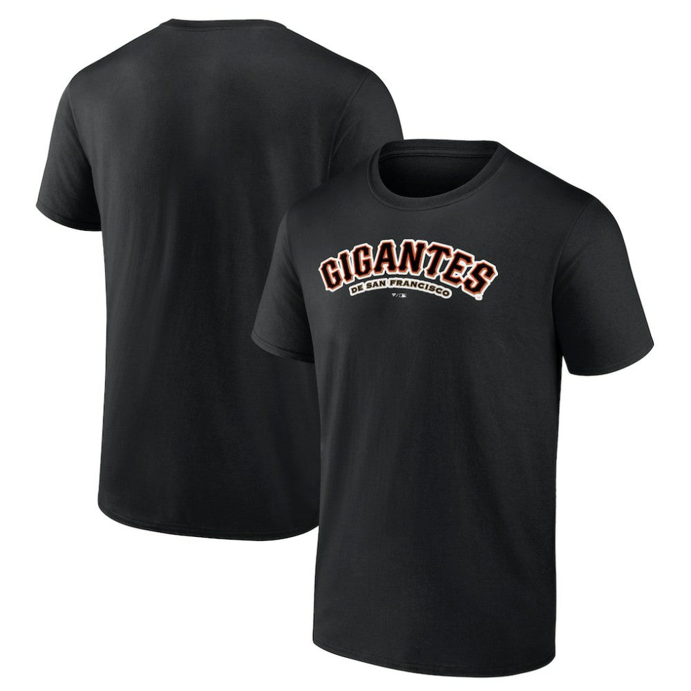 Black San Francisco Giants Spanish Logo T-Shirt