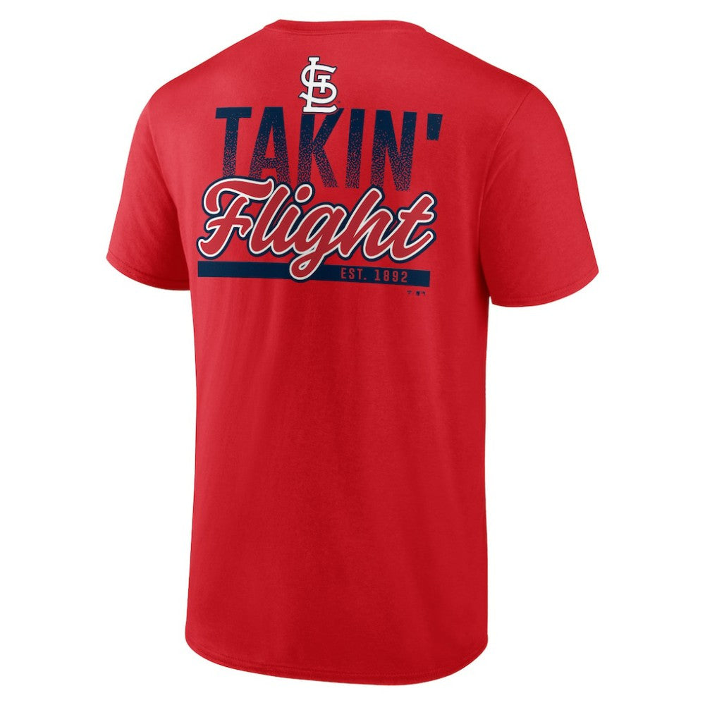 Red St. Louis Cardinals Takin' Flight T-Shirt