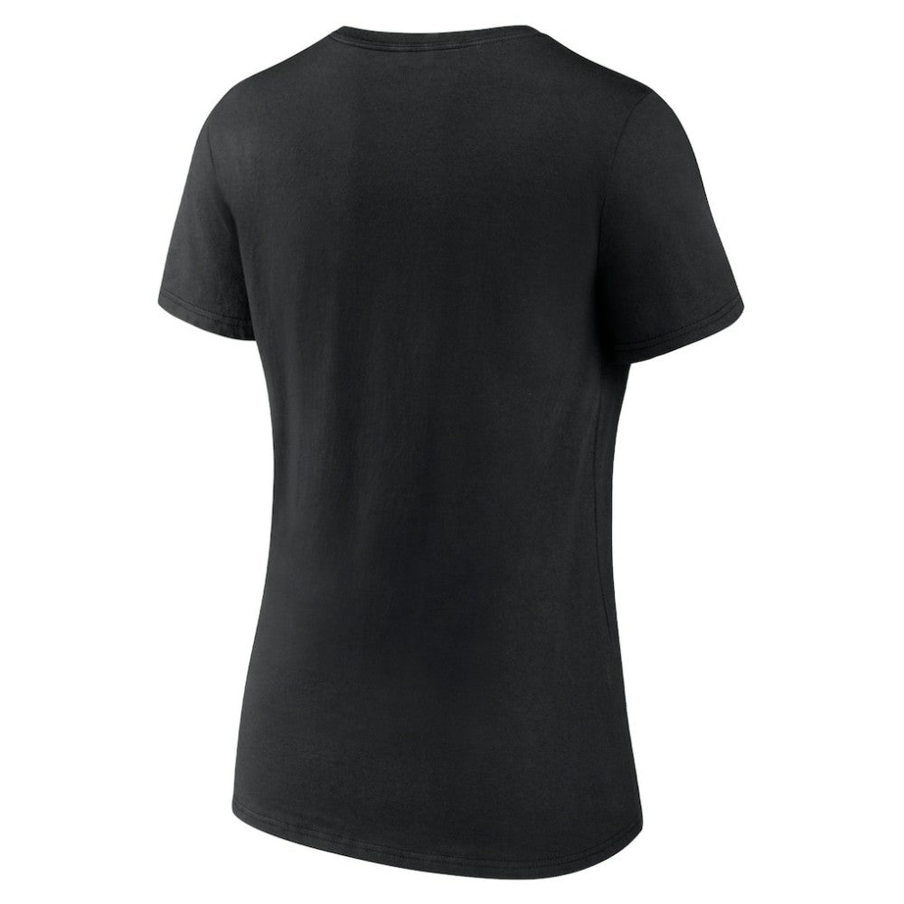 Black San Francisco Giants Women's Scripty City V-Neck T-Shirt