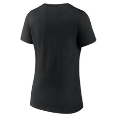 Black San Francisco Giants Women's Scripty City V-Neck T-Shirt