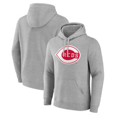 Gray Cincinnati Reds Wahconah Pullover Hoodie
