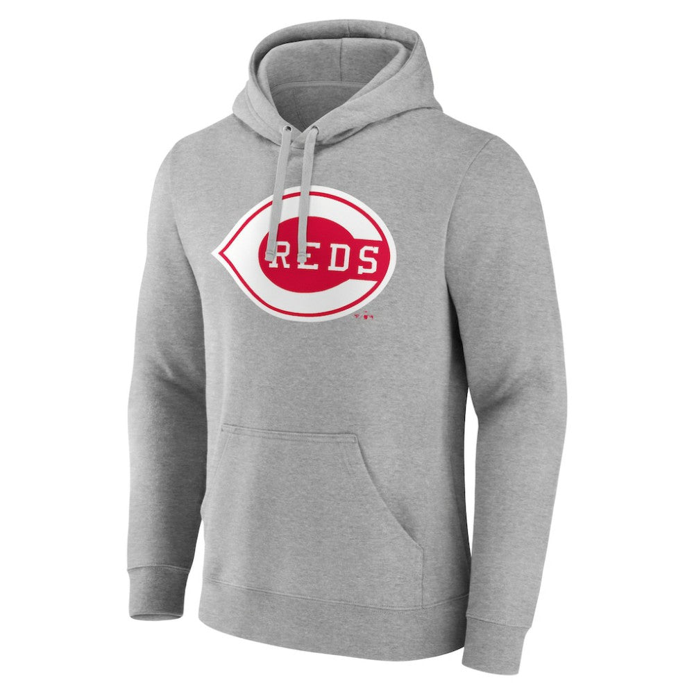 Gray Cincinnati Reds Wahconah Pullover Hoodie