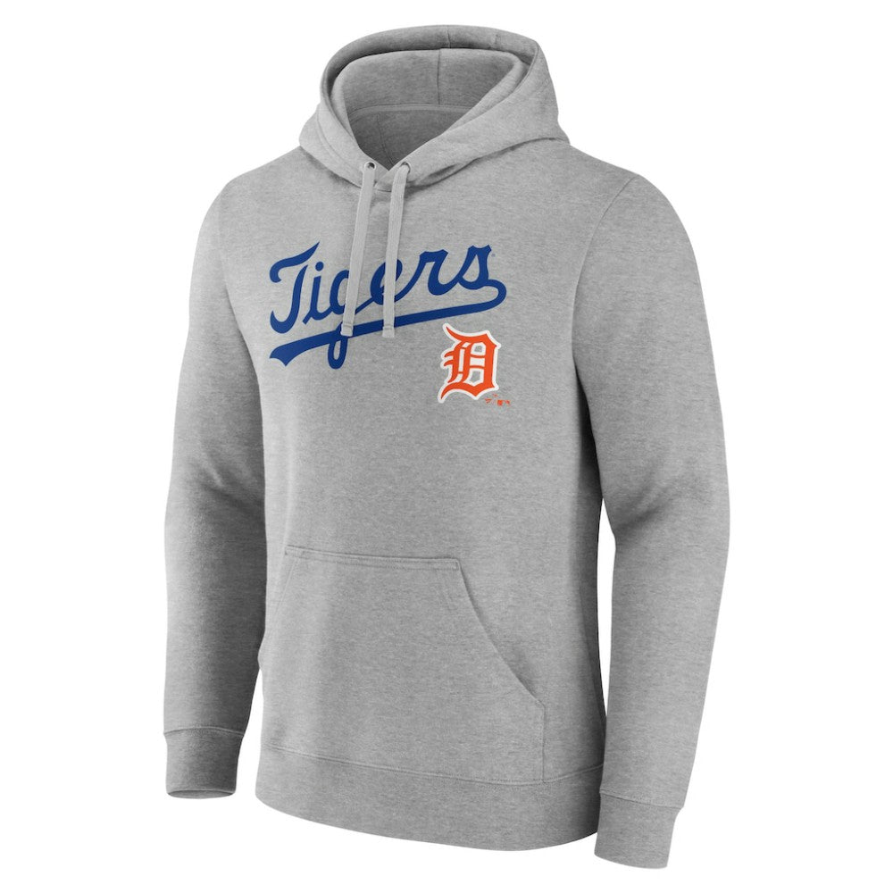 Gray Detroit Tigers Wahconah Pullover Hoodie