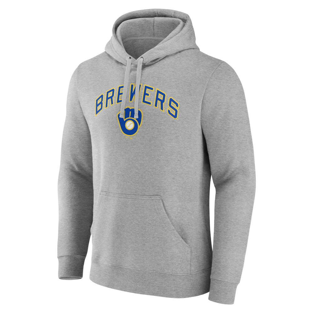 Gray Milwaukee Brewers Wahconah Pullover Hoodie