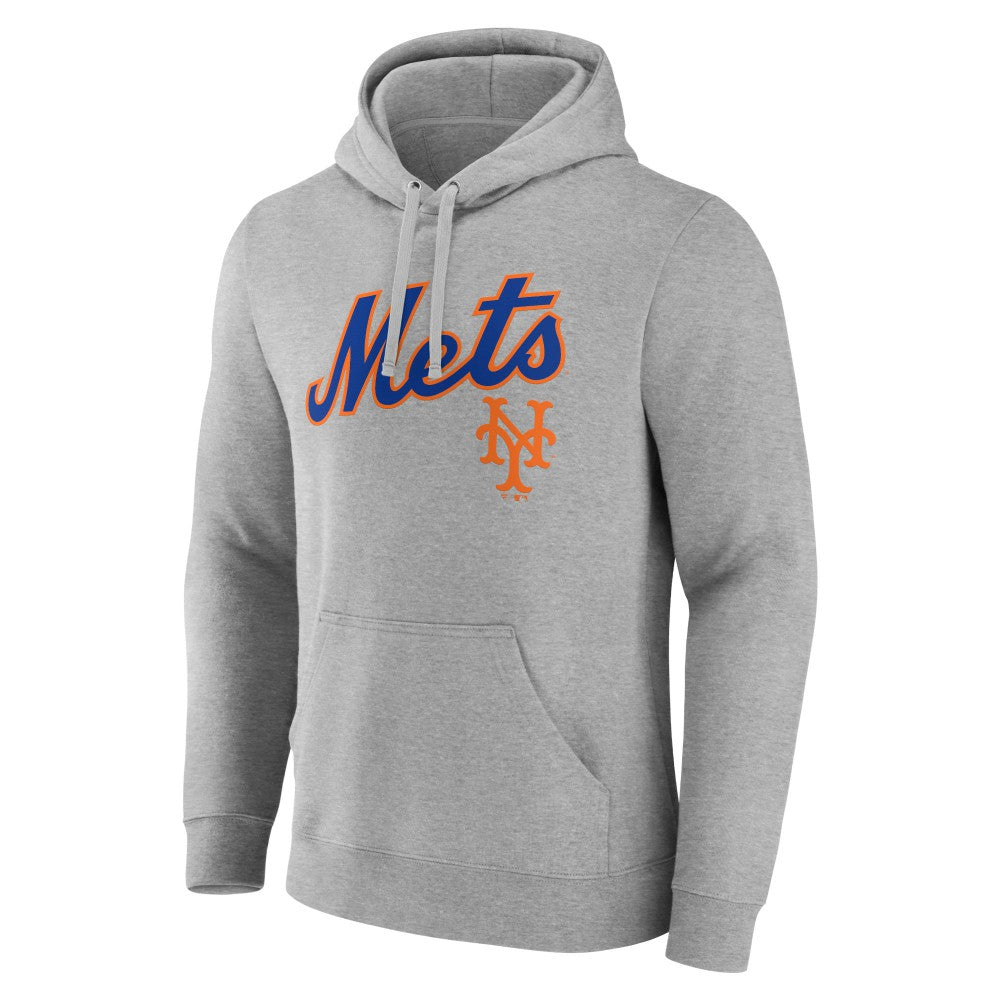 Gray New York Mets Wahconah Pullover Hoodie