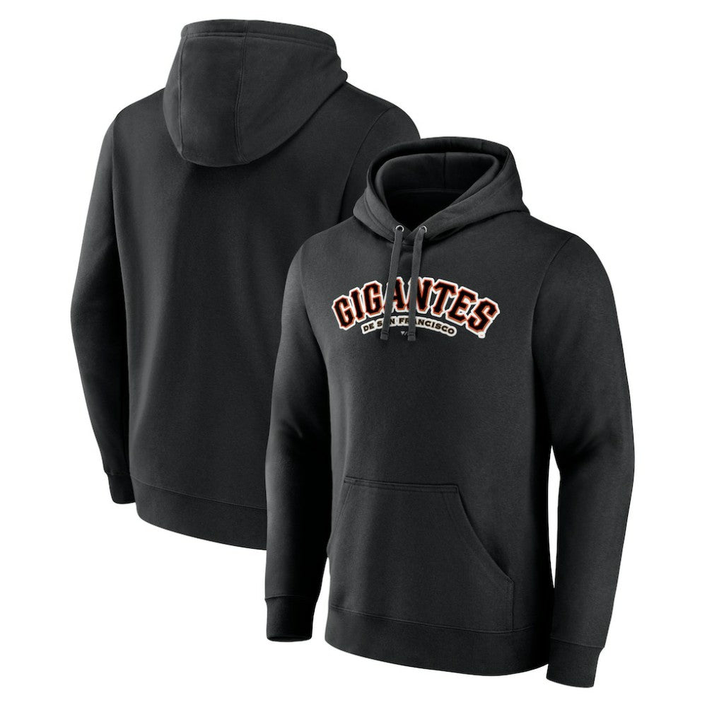 Black San Francisco Giants Spanish Logo Pullover Hoodie