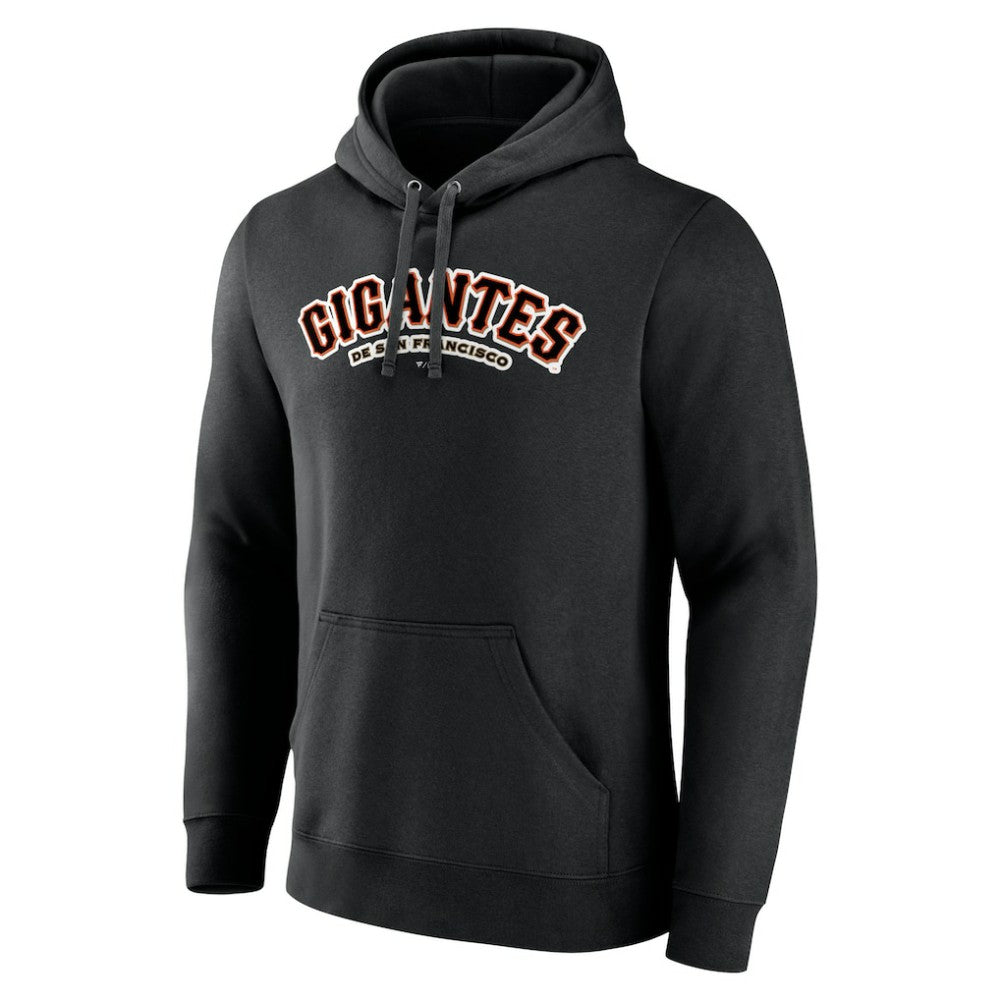 Black San Francisco Giants Spanish Logo Pullover Hoodie