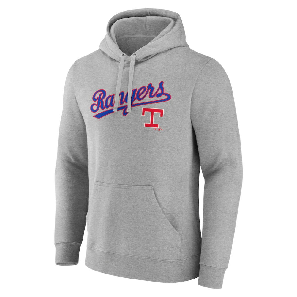 Gray Texas Rangers Wahconah Pullover Hoodie