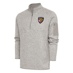 Antigua Throwback Fortune Quarter-Zip Pullover Jacket - Baltimore Ravens Pullover